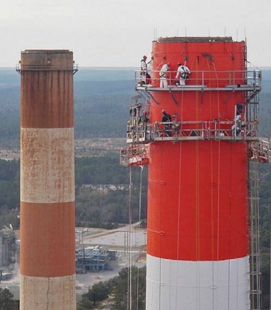 韶關(guān)煙囪維修公司求實(shí)創(chuàng)新  改造設(shè)計(jì)